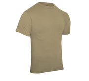 Rothco Solid Color T-Shirt with Cotton / Polyester Blend LARSON TACTICAL SUPPLY