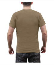 Rothco Solid Color T-Shirt with Cotton / Polyester Blend LARSON TACTICAL SUPPLY