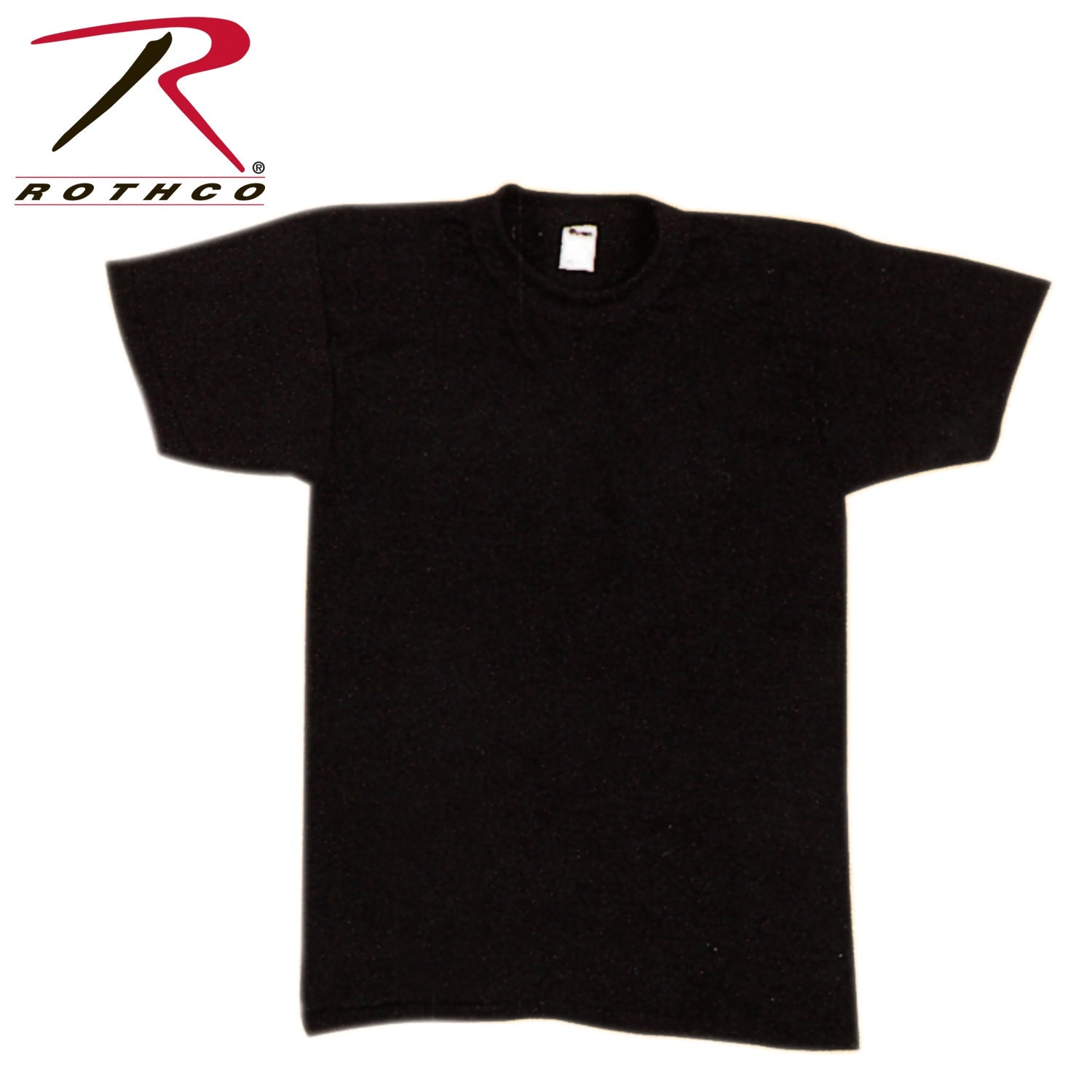 Rothco Solid Color T-Shirt with Cotton / Polyester Blend LARSON TACTICAL SUPPLY