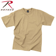 Rothco Solid Color T-Shirt with Cotton / Polyester Blend LARSON TACTICAL SUPPLY