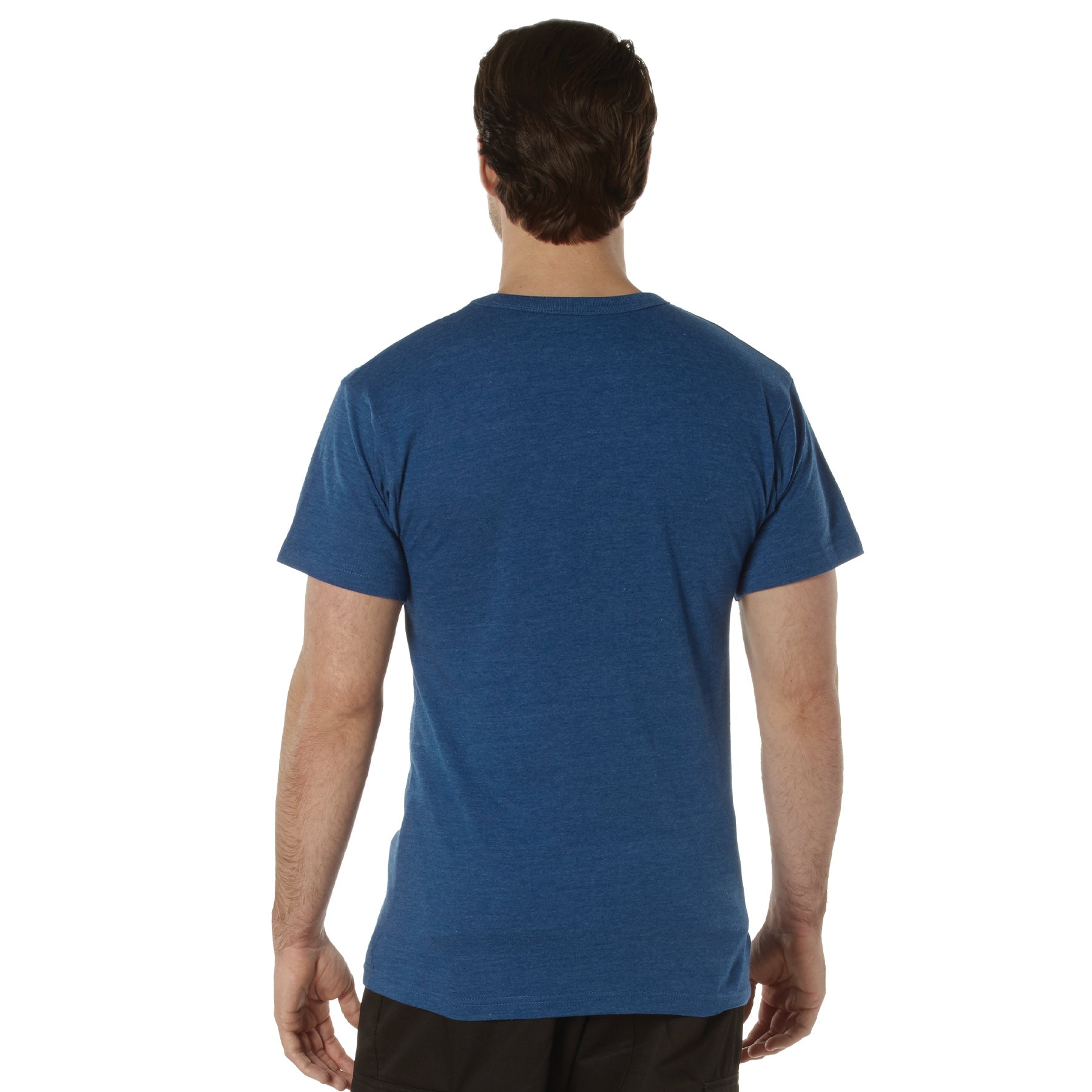 Rothco Solid Color T-Shirt with Cotton / Polyester Blend LARSON TACTICAL SUPPLY