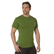 Rothco Solid Color T-Shirt with Cotton / Polyester Blend LARSON TACTICAL SUPPLY