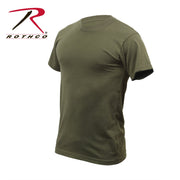 Rothco Solid Color T-Shirt with Cotton / Polyester Blend LARSON TACTICAL SUPPLY