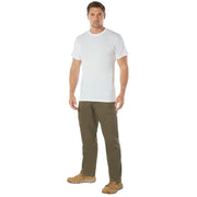 Rothco Solid Color T-Shirt with Cotton / Polyester Blend LARSON TACTICAL SUPPLY