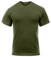 Rothco Solid Color T-Shirt with Cotton / Polyester Blend LARSON TACTICAL SUPPLY