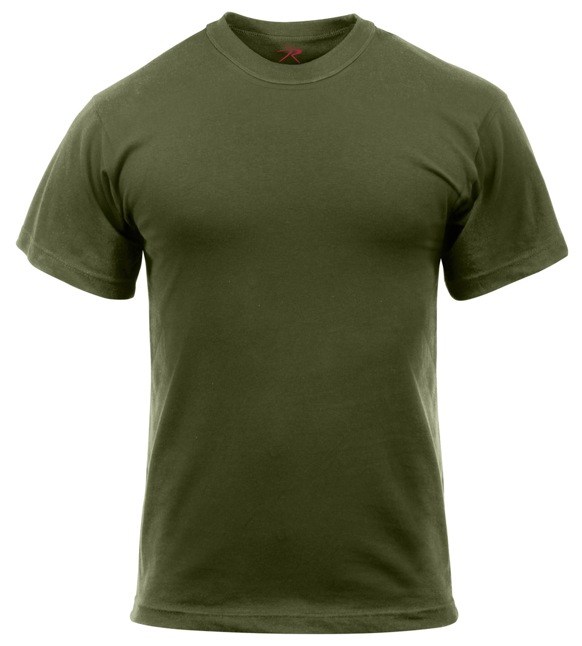Rothco Solid Color T-Shirt with Cotton / Polyester Blend LARSON TACTICAL SUPPLY