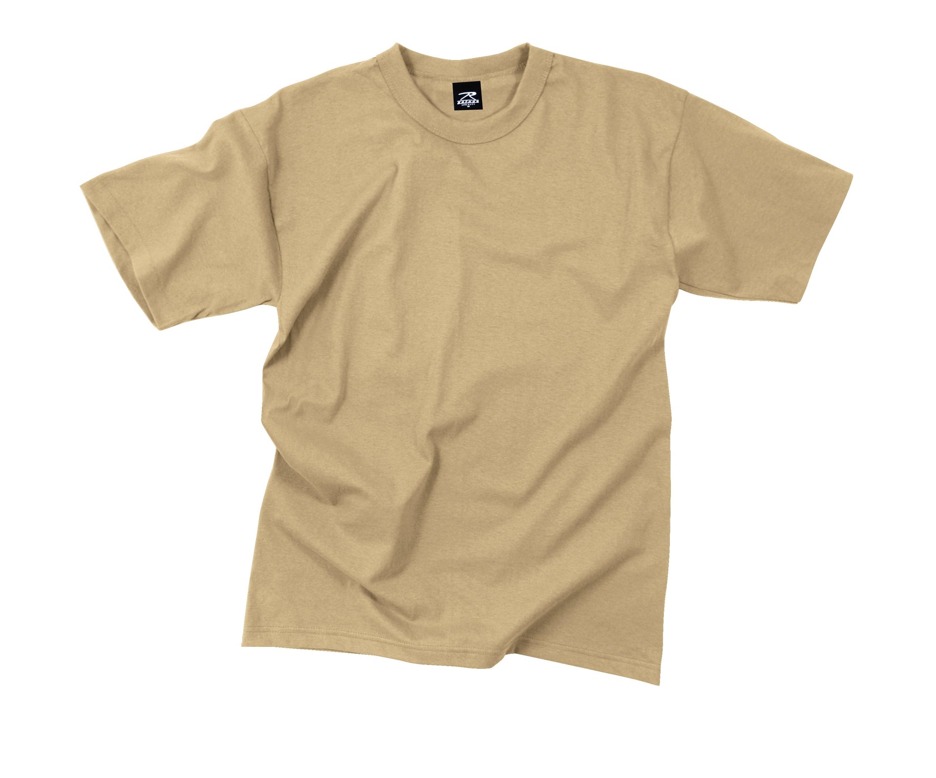 Rothco Solid Color T-Shirt with Cotton / Polyester Blend LARSON TACTICAL SUPPLY