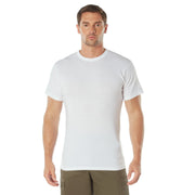 Rothco Solid Color T-Shirt with Cotton / Polyester Blend LARSON TACTICAL SUPPLY