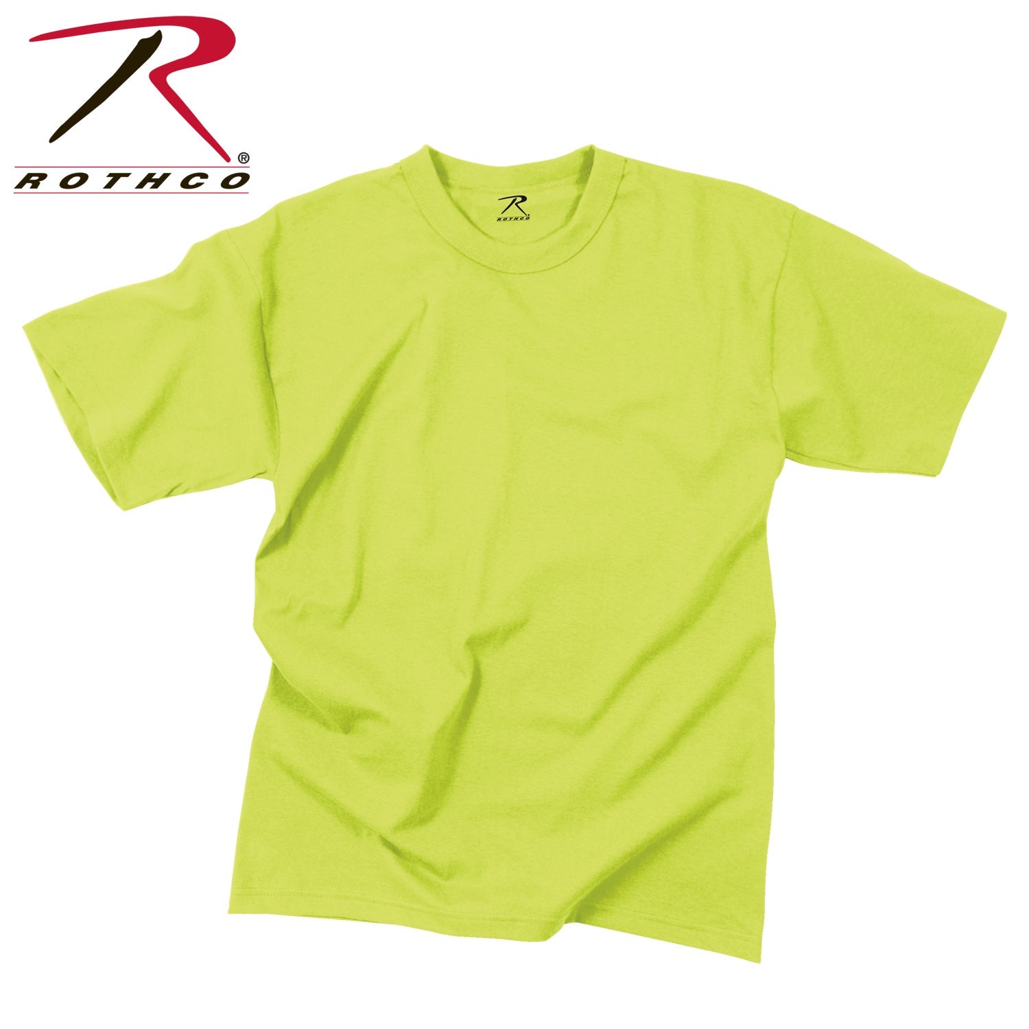 Rothco Solid Color T-Shirt with Cotton / Polyester Blend LARSON TACTICAL SUPPLY