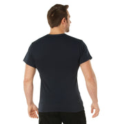Rothco Solid Color T-Shirt with Cotton / Polyester Blend LARSON TACTICAL SUPPLY