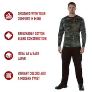Rothco Long Sleeve Color Camo T-Shirt LARSON TACTICAL SUPPLY