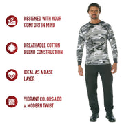 Rothco Long Sleeve Color Camo T-Shirt LARSON TACTICAL SUPPLY