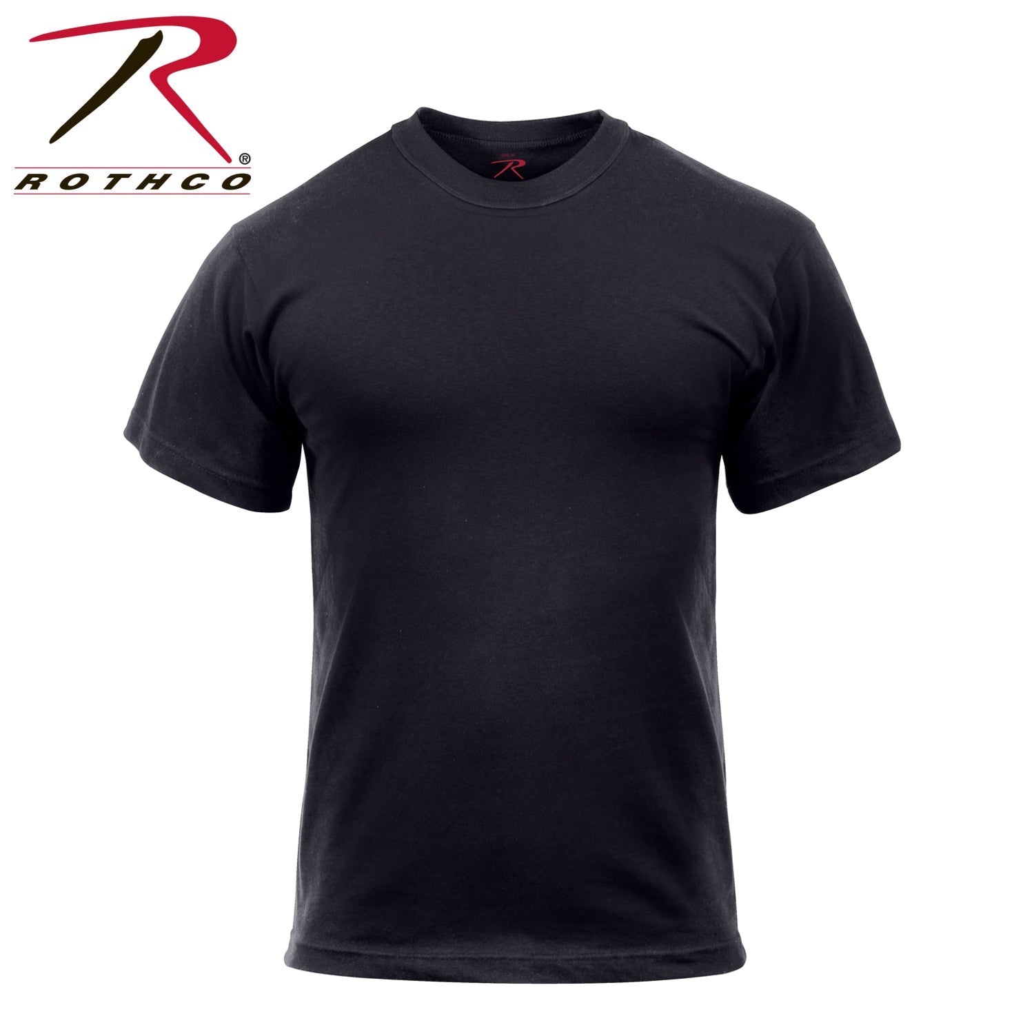 Rothco Solid Color T-Shirt with Cotton / Polyester Blend LARSON TACTICAL SUPPLY