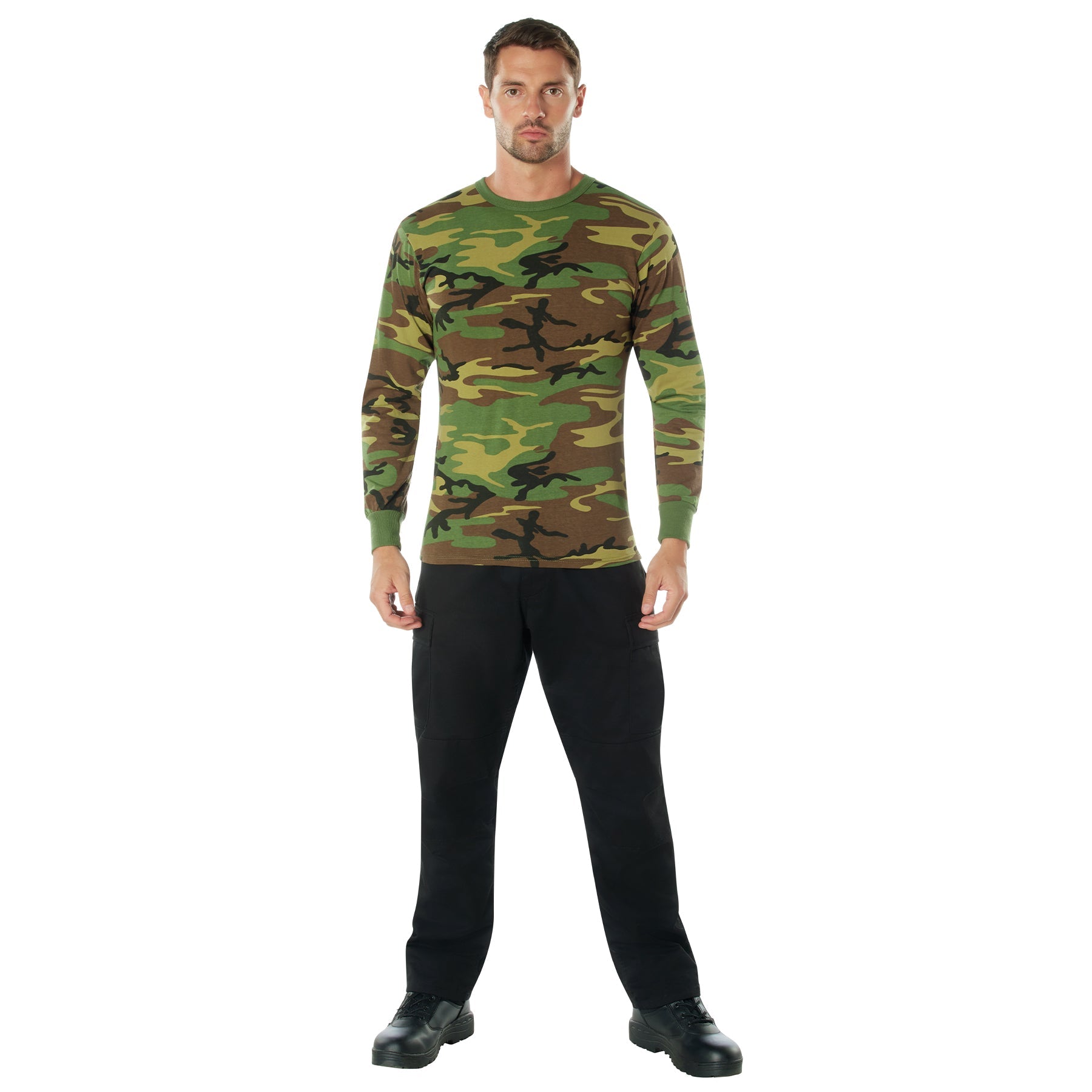 Rothco Long Sleeve Color Camo T-Shirt LARSON TACTICAL SUPPLY