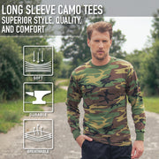 Rothco Long Sleeve Color Camo T-Shirt LARSON TACTICAL SUPPLY