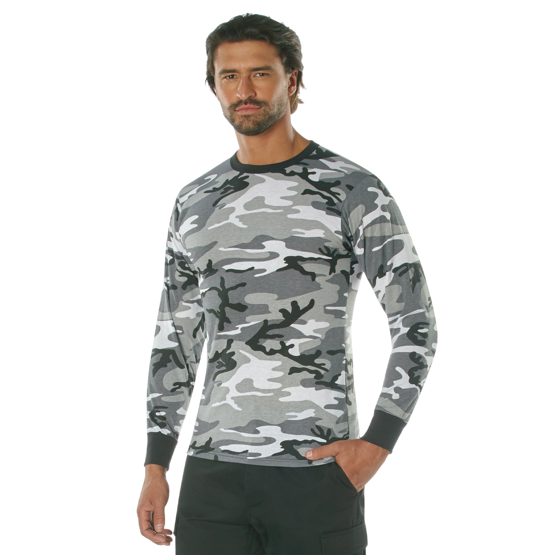 Rothco Long Sleeve Color Camo T-Shirt LARSON TACTICAL SUPPLY