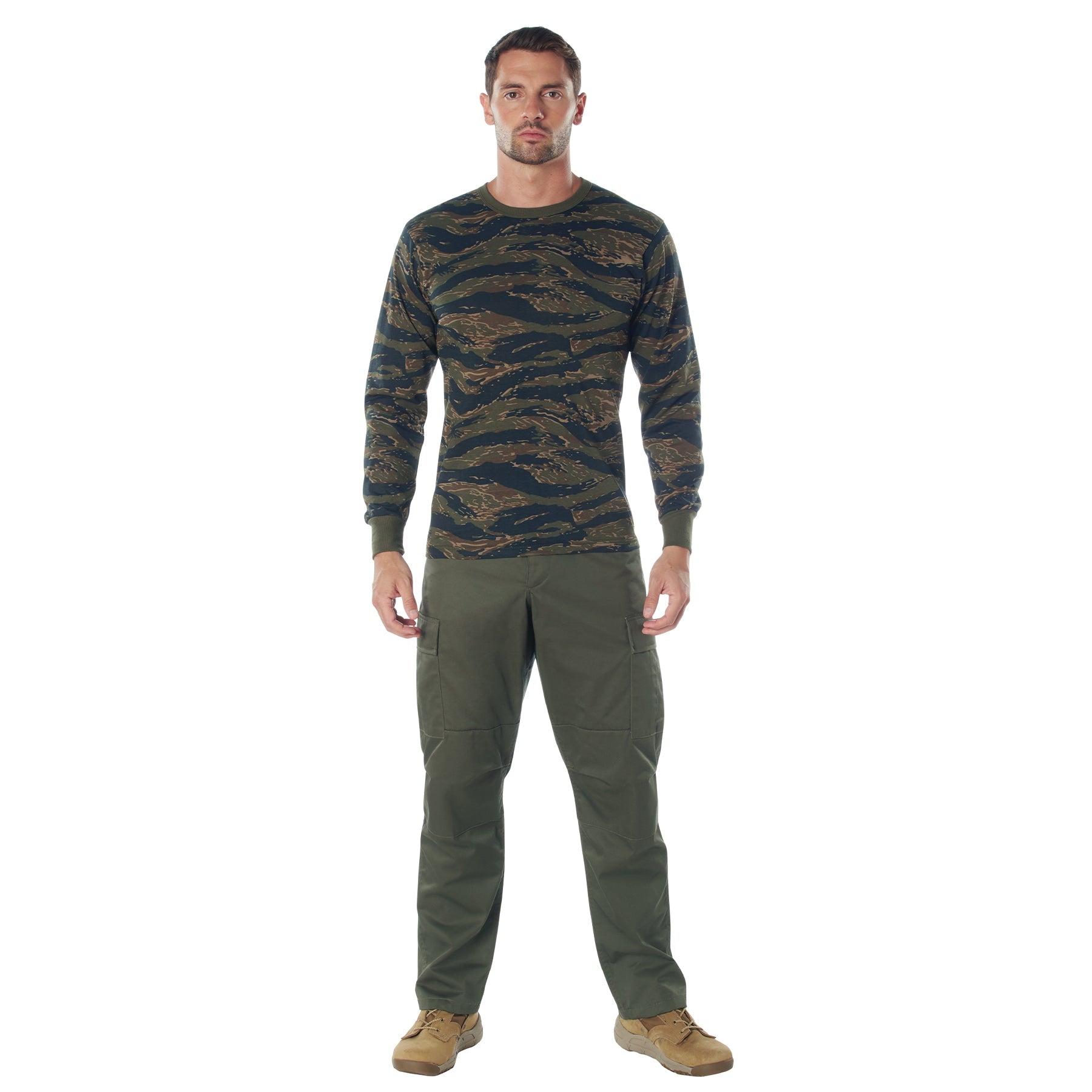 Rothco Long Sleeve Color Camo T-Shirt LARSON TACTICAL SUPPLY