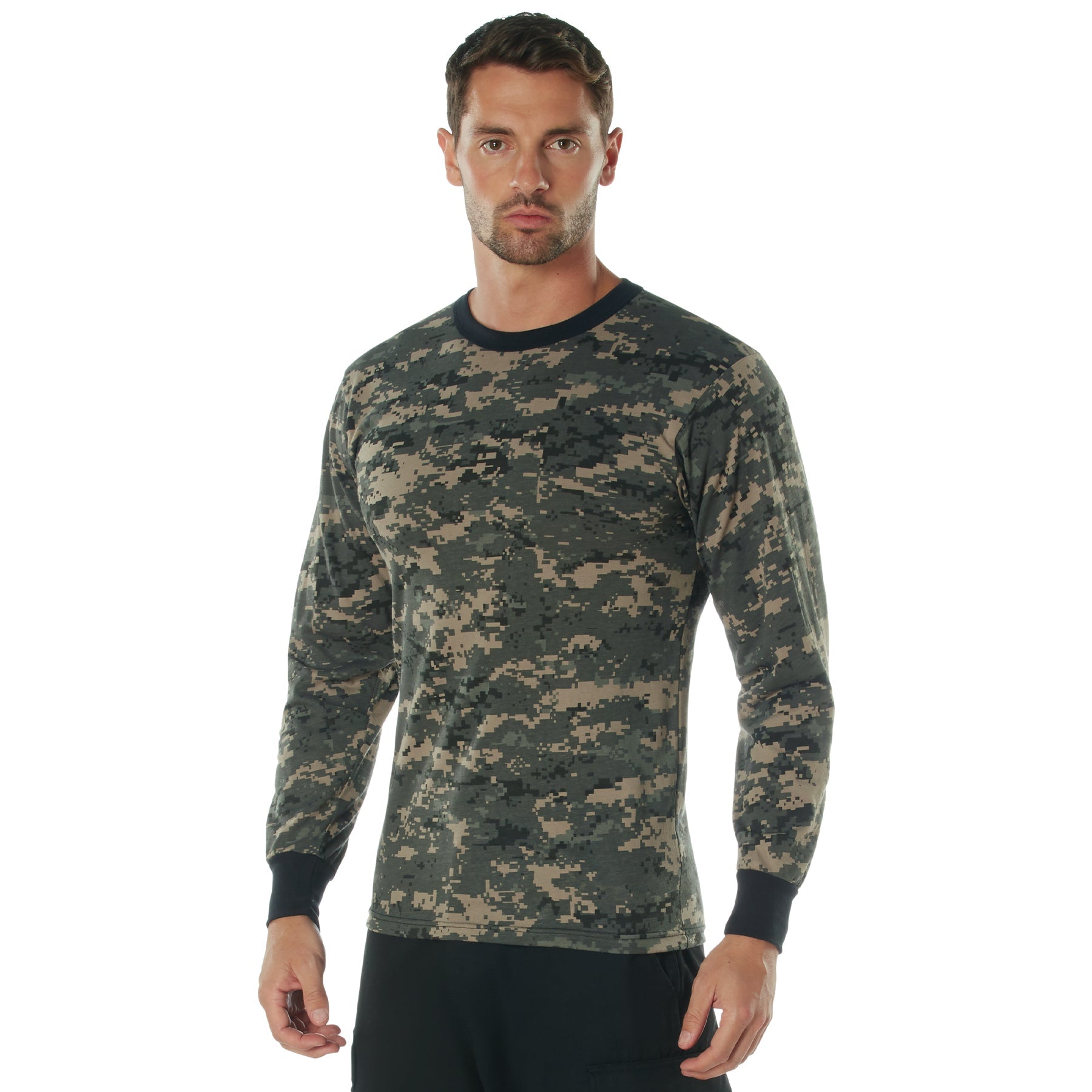 Rothco Long Sleeve Digital Camo T-Shirt LARSON TACTICAL SUPPLY