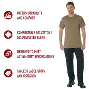 Rothco AR 670-1 Coyote Brown T-Shirt LARSON TACTICAL SUPPLY