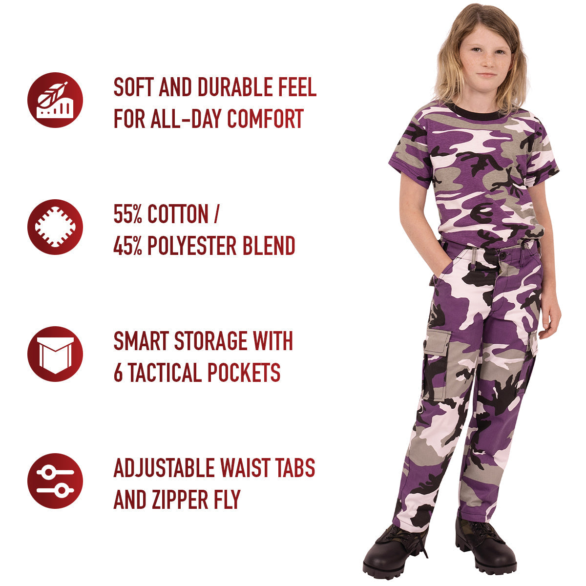 Rothco Kids Cargo Pants LARSON TACTICAL SUPPLY