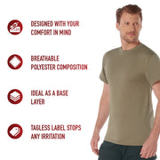 Rothco Quick Dry Moisture Wicking T-Shirt LARSON TACTICAL SUPPLY