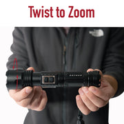 Rothco Rechargeable LED Tactical Task Light with Zoom - 2000 Lumens LARSON TACTICAL SUPPLY