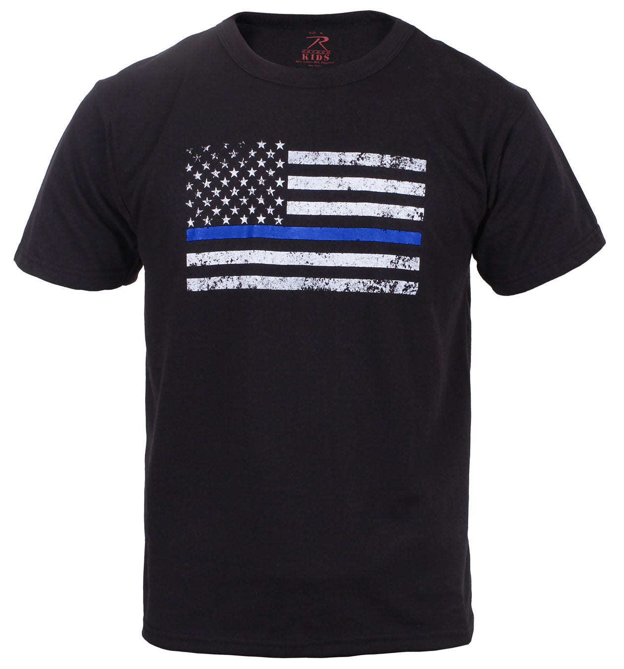 Rothco Kids Thin Blue Line US Flag T-Shirt LARSON TACTICAL SUPPLY