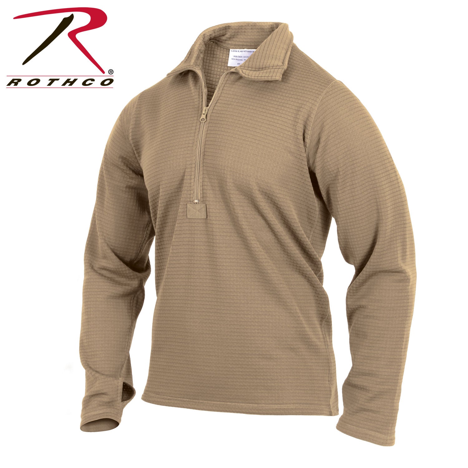 Rothco ECWCS Gen III Mid-Weight Underwear Top (Level II) LARSON TACTICAL SUPPLY