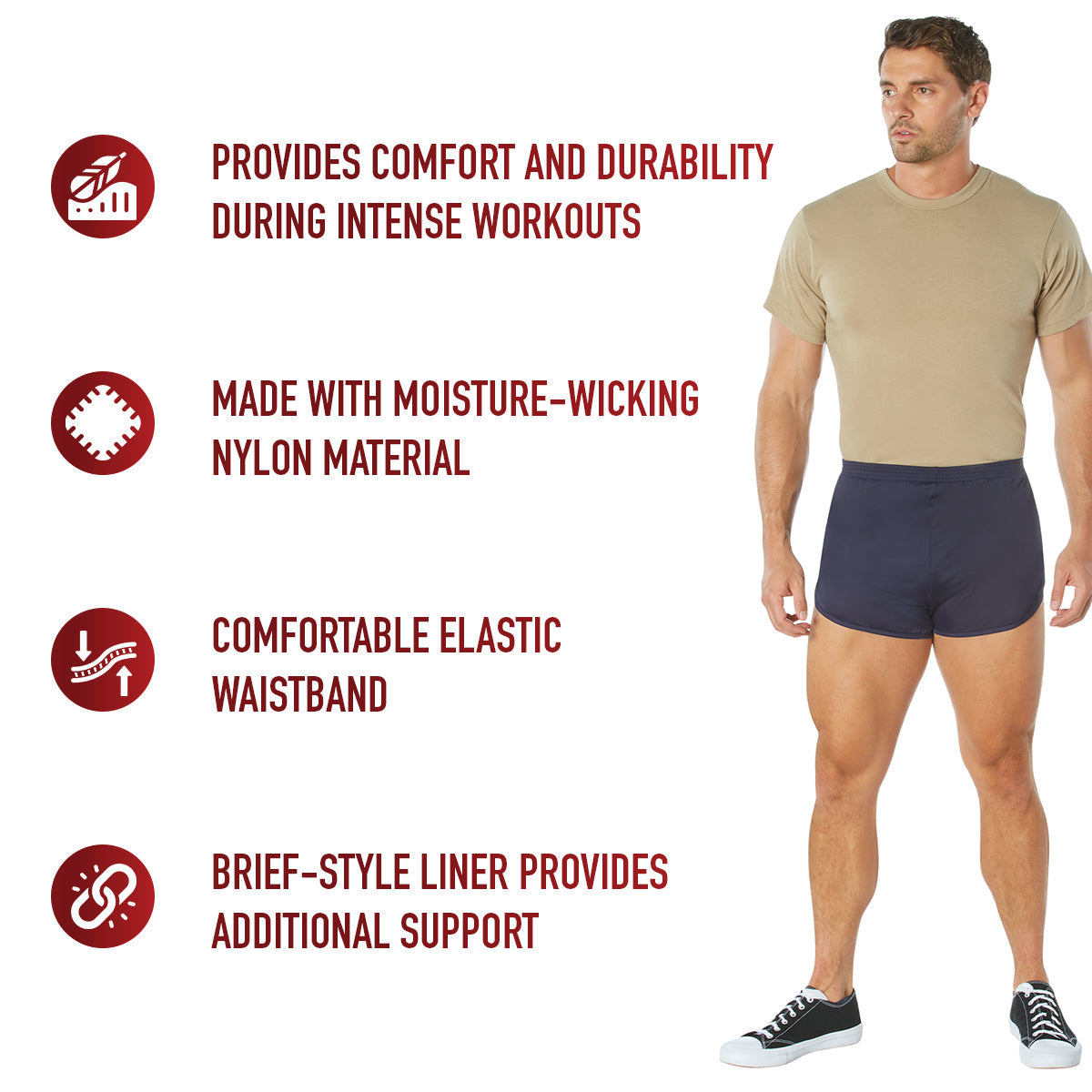 Rothco Ranger PT Shorts LARSON TACTICAL SUPPLY