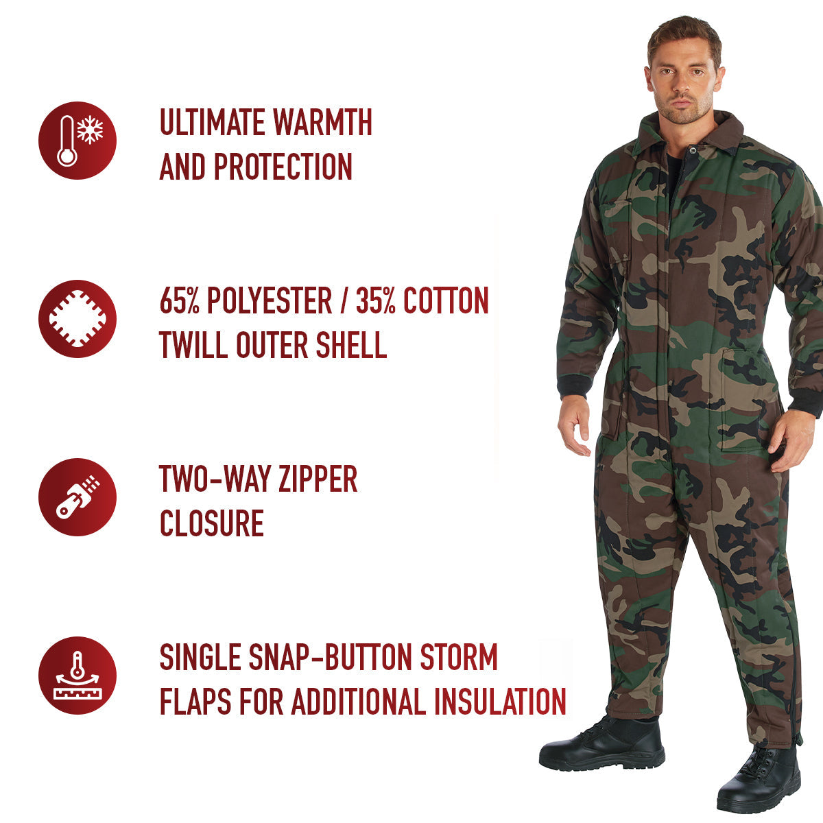 Rothco Insulated Coveralls LARSON TACTICAL SUPPLY