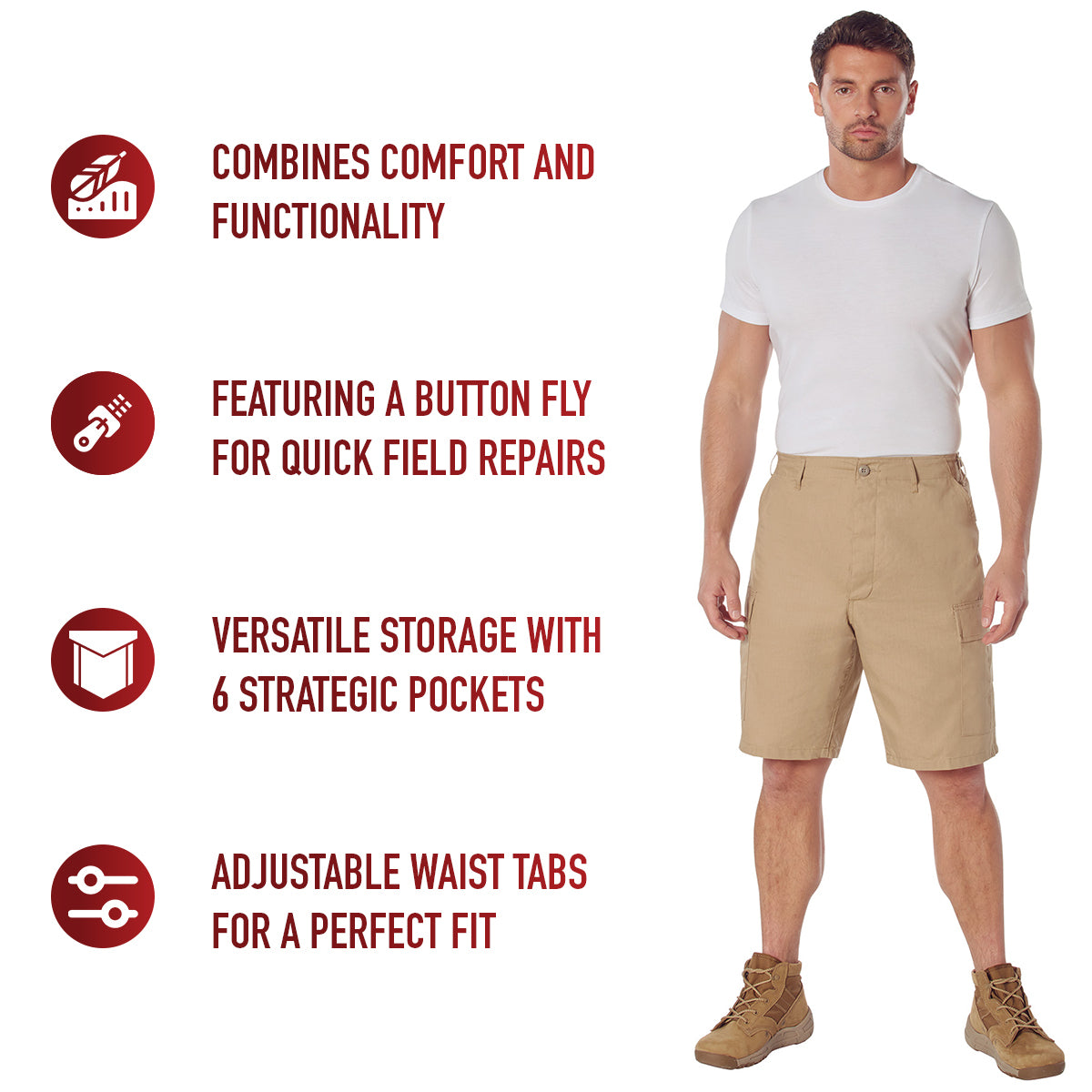 Rothco Rip-Stop BDU Shorts LARSON TACTICAL SUPPLY