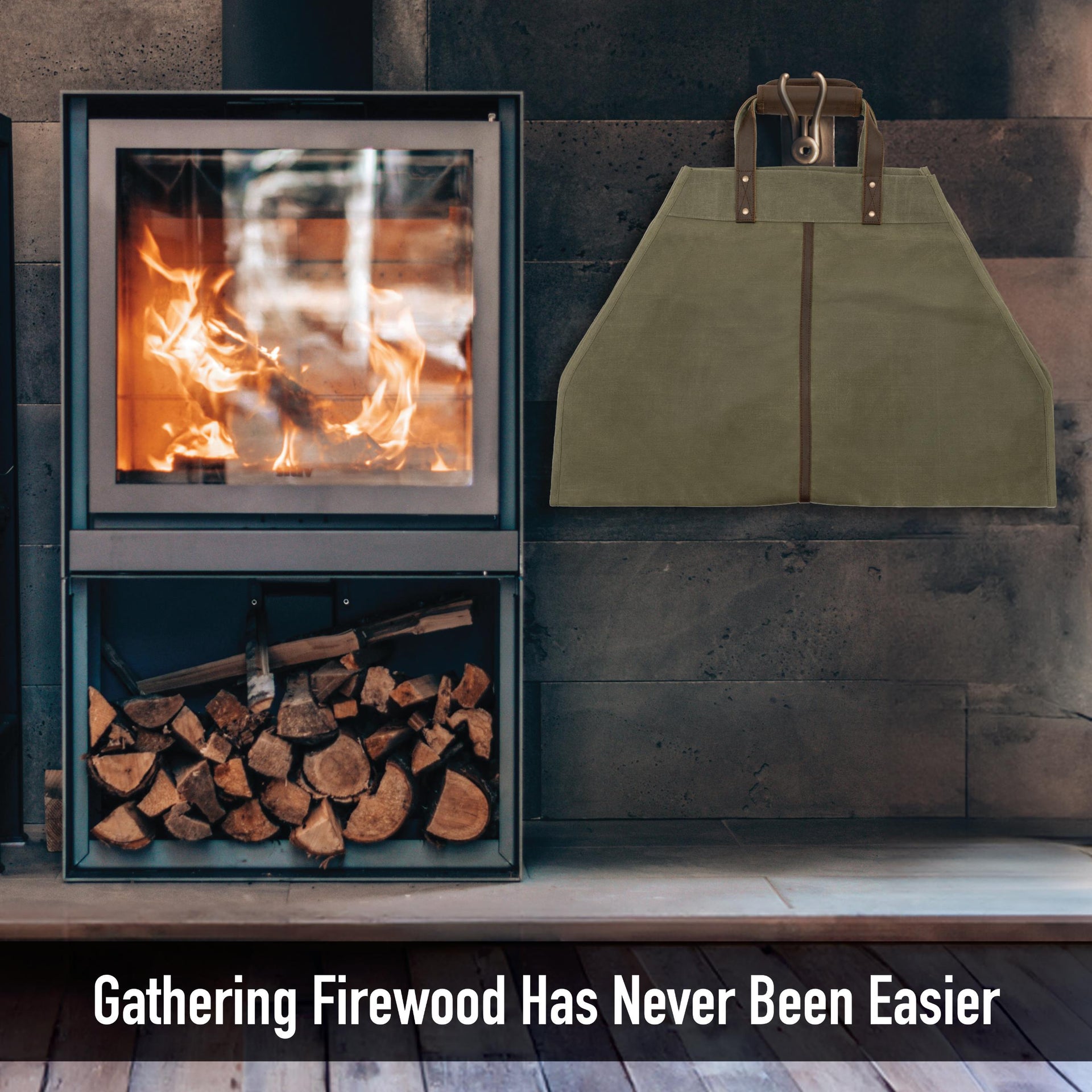 Rothco Backwoods Waxed Canvas Log Carrier LARSON TACTICAL SUPPLY