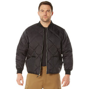 Rothco Diamond Quilted Nylon Flight Jacket LARSON TACTICAL SUPPLY