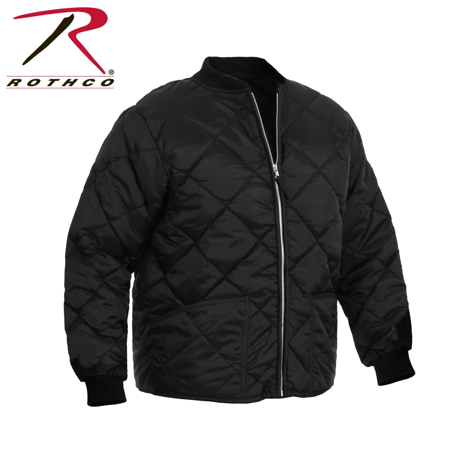 Rothco Diamond Quilted Nylon Flight Jacket LARSON TACTICAL SUPPLY