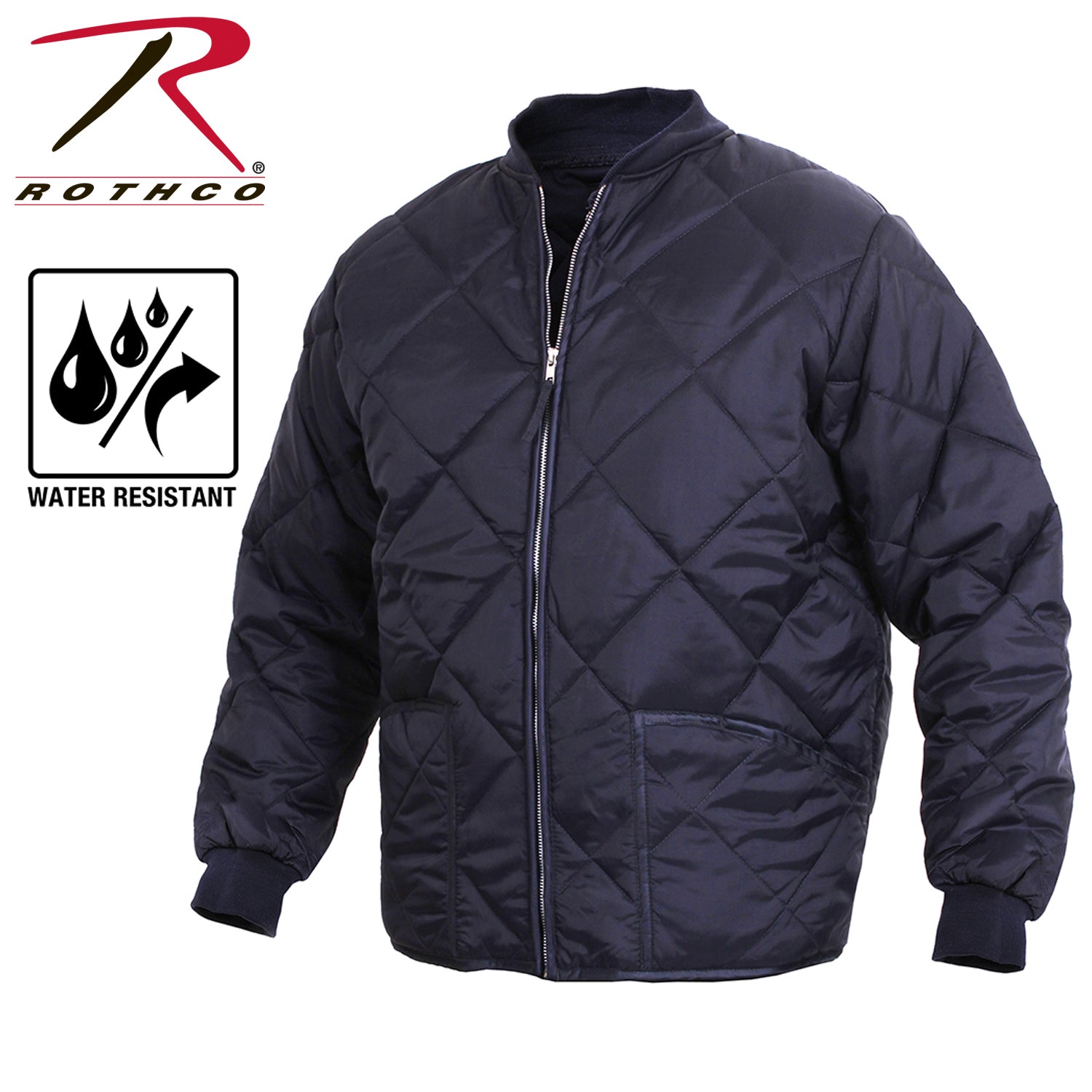 Rothco Diamond Quilted Nylon Flight Jacket LARSON TACTICAL SUPPLY