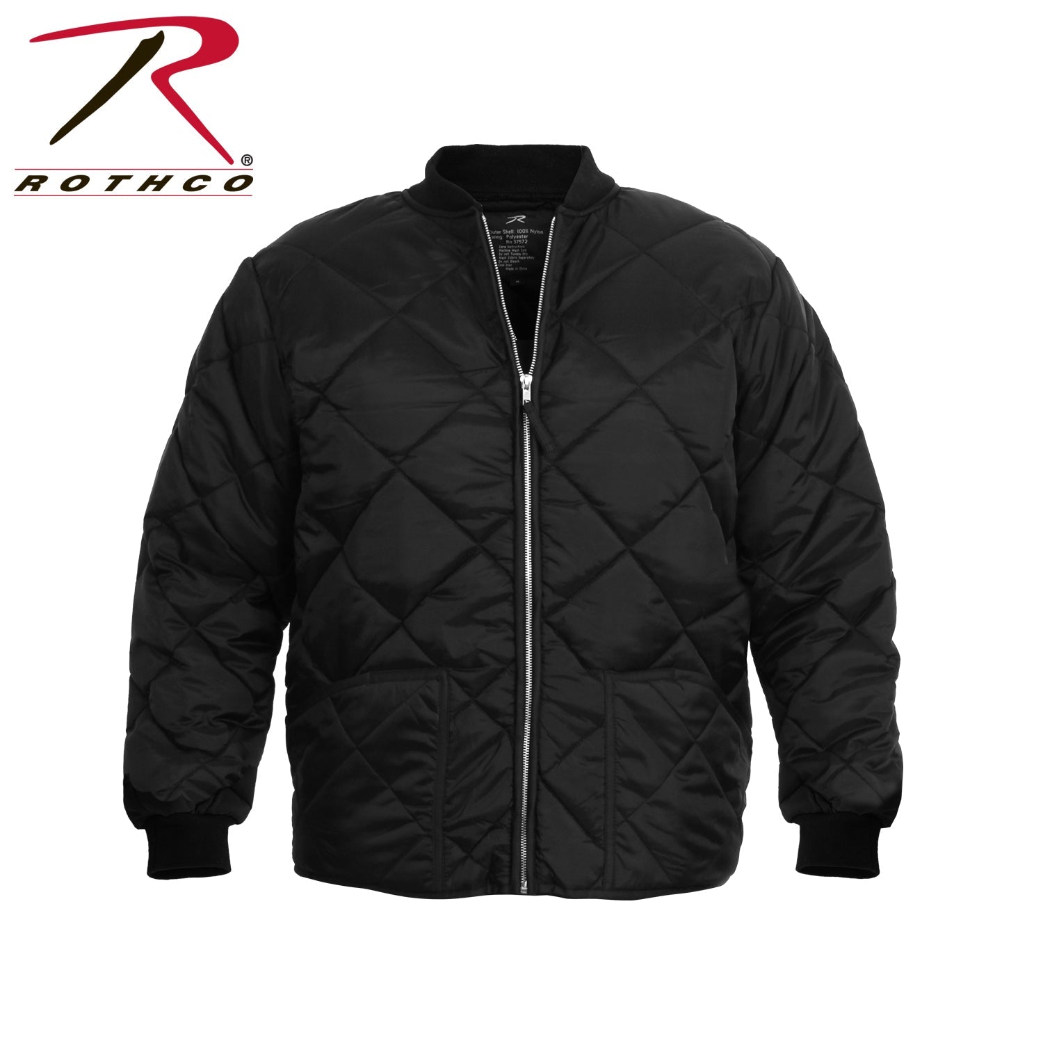 Rothco Diamond Quilted Nylon Flight Jacket LARSON TACTICAL SUPPLY