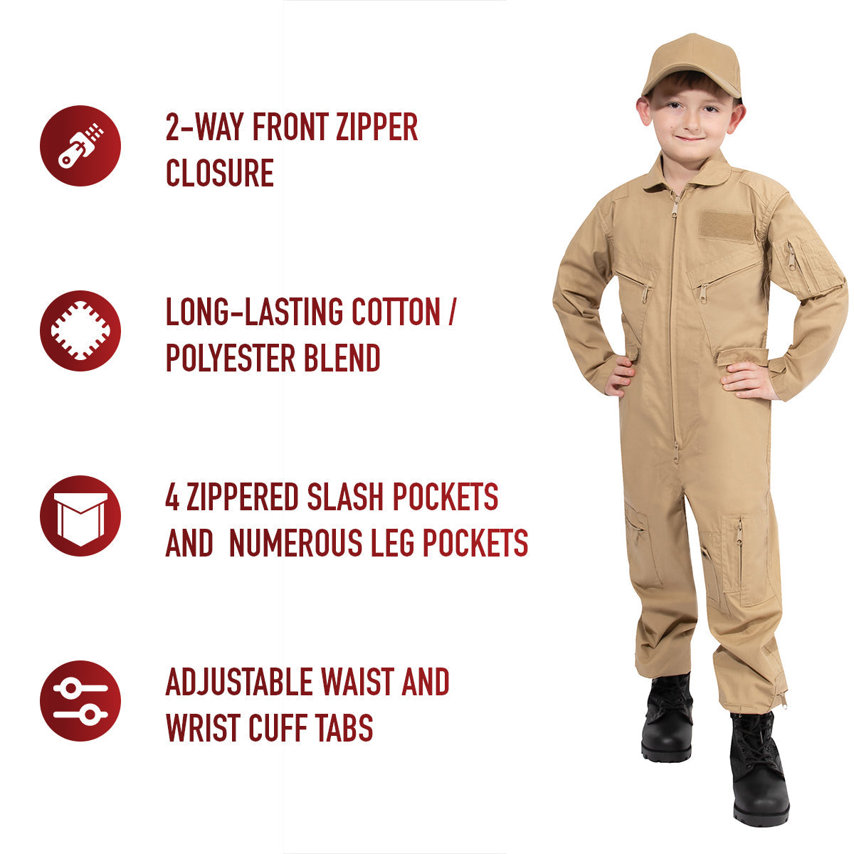 Rothco Kids Flightsuit LARSON TACTICAL SUPPLY