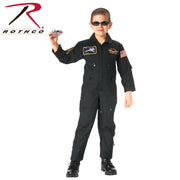 Rothco Kid's Flight Coverall With Patches - Olive Drab LARSON TACTICAL SUPPLY