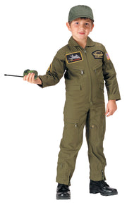 Rothco Kid's Flight Coverall With Patches - Olive Drab LARSON TACTICAL SUPPLY