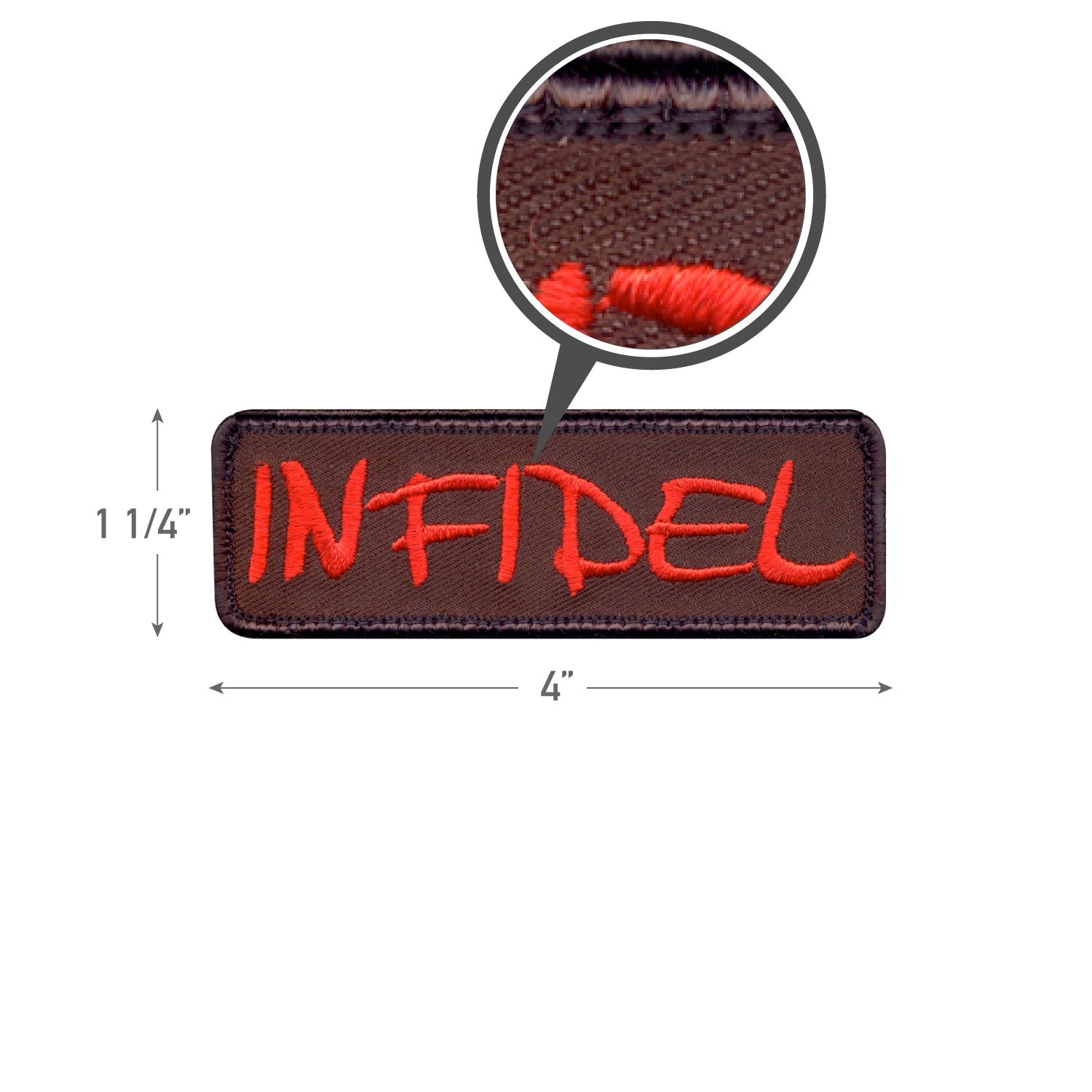 Rothco Infidel Morale Patch LARSON TACTICAL SUPPLY