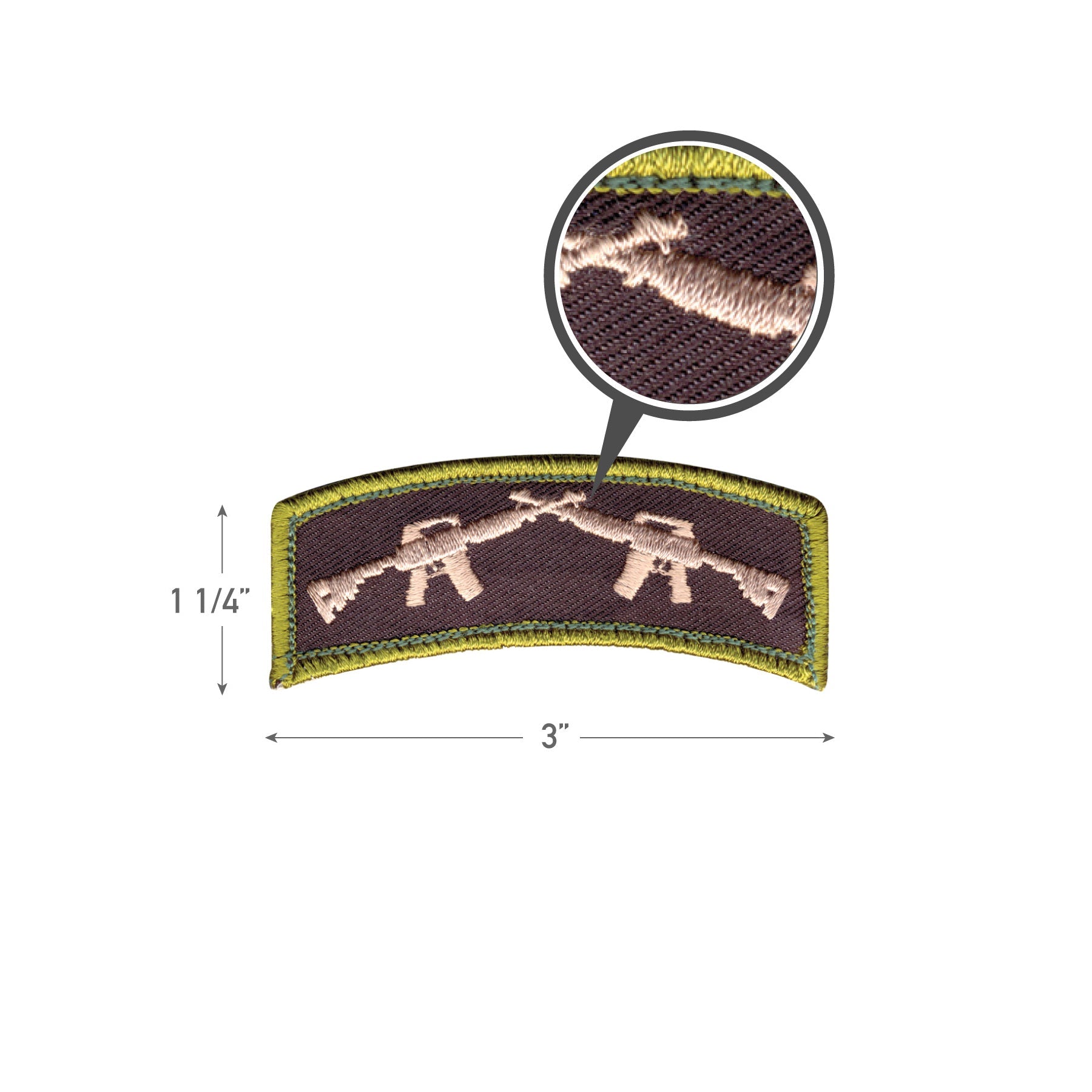 Rothco Crossed Rifles Morale Patch LARSON TACTICAL SUPPLY