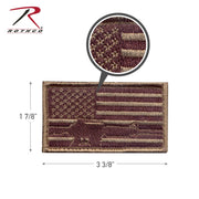 Rothco Subdued Flag & Rifle Morale Patch LARSON TACTICAL SUPPLY
