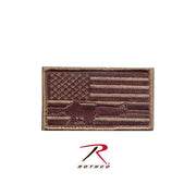 Rothco Subdued Flag & Rifle Morale Patch LARSON TACTICAL SUPPLY