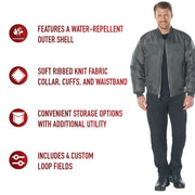 Rothco MA-1 Flight Jacket with Patches LARSON TACTICAL SUPPLY
