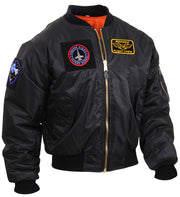 Rothco MA-1 Flight Jacket with Patches LARSON TACTICAL SUPPLY