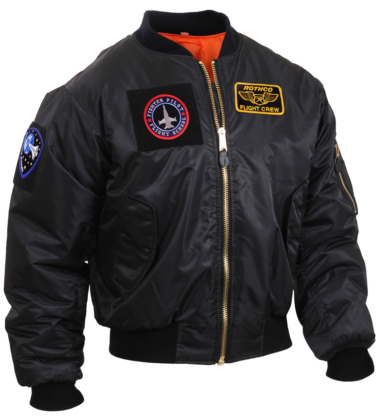 Rothco MA-1 Flight Jacket with Patches LARSON TACTICAL SUPPLY