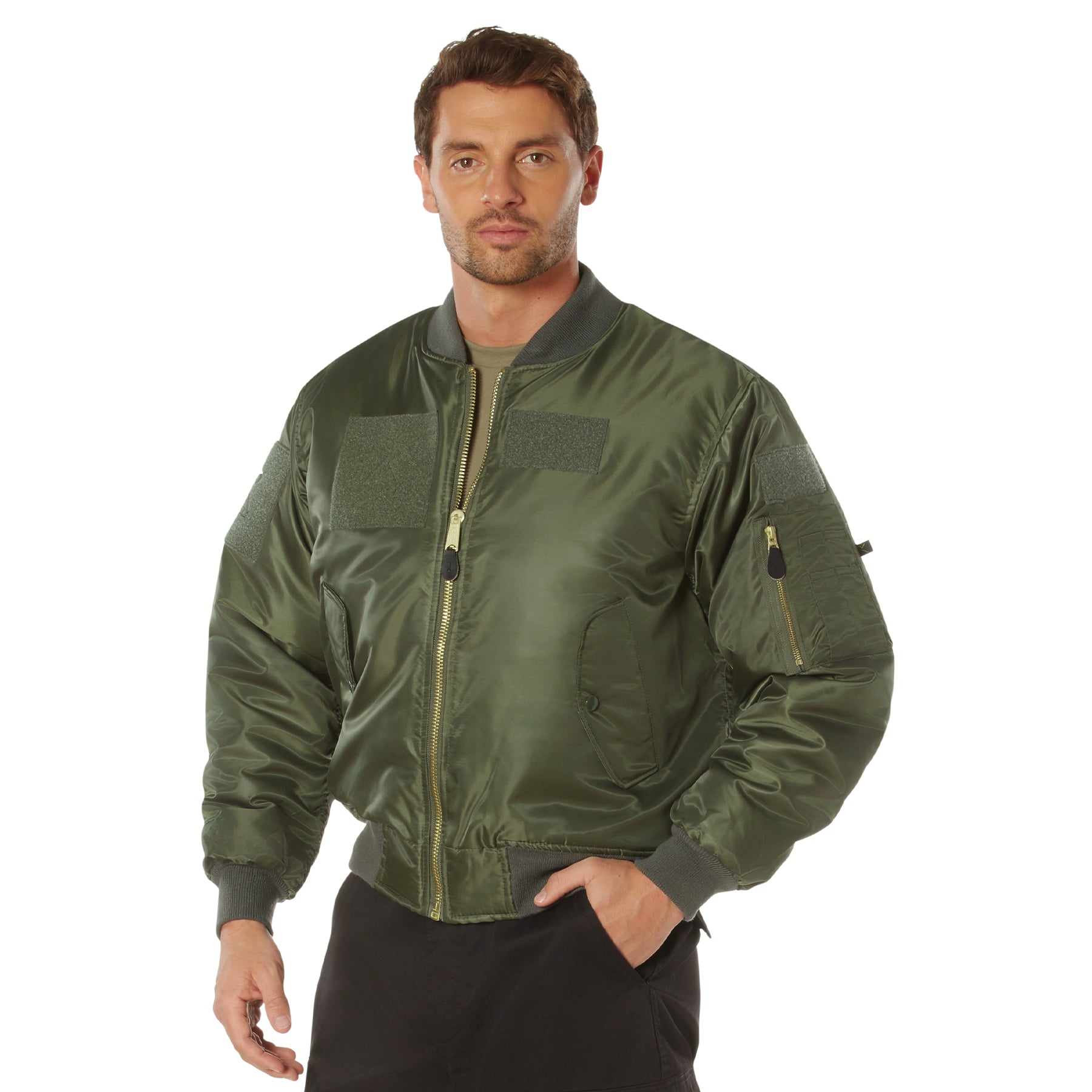 Rothco MA-1 Flight Jacket with Patches LARSON TACTICAL SUPPLY