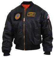 Rothco MA-1 Flight Jacket with Patches LARSON TACTICAL SUPPLY