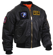 Rothco MA-1 Flight Jacket with Patches LARSON TACTICAL SUPPLY