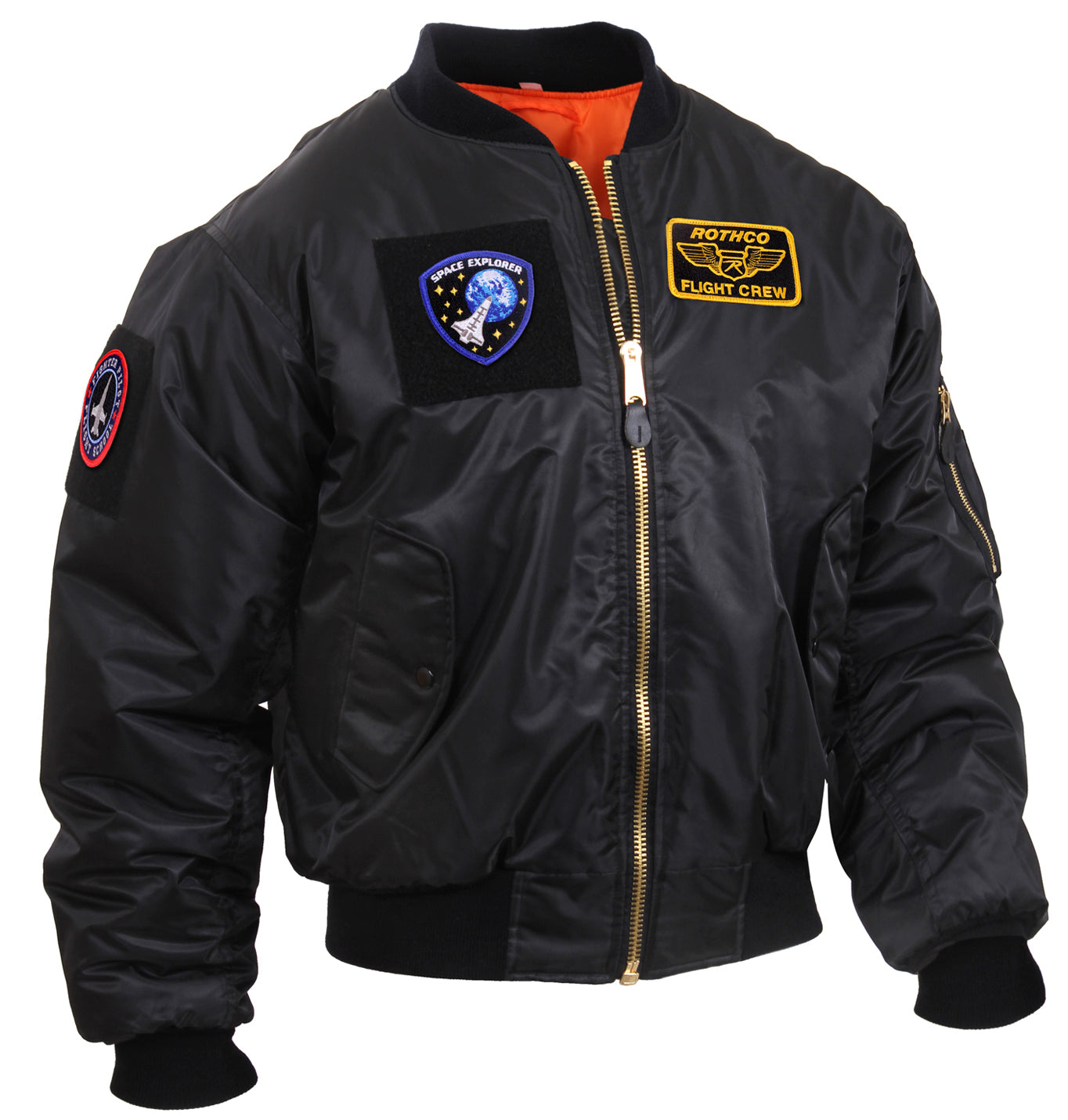 Rothco MA-1 Flight Jacket with Patches LARSON TACTICAL SUPPLY